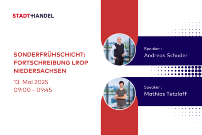 Sonderfrühschicht: Fortschreibung LROP Niedersachsen