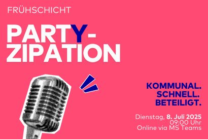 Kommunal. Schnell. Beteiligt.
