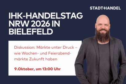 Stadt + Handel beim IHK-Handelstag NRW 2026