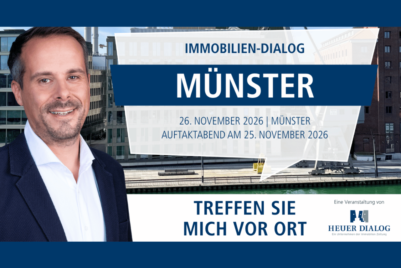 Immobilien-Dialog Münster am 26. November 2026 mit Auftaktabend am 25. November